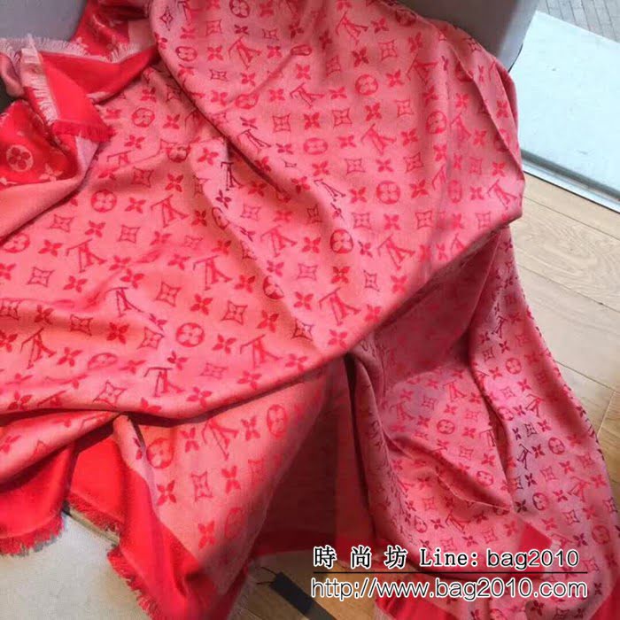 路易威登LV最經典款Louis Vuitton 暗紋提花圍巾 LLWJ6110